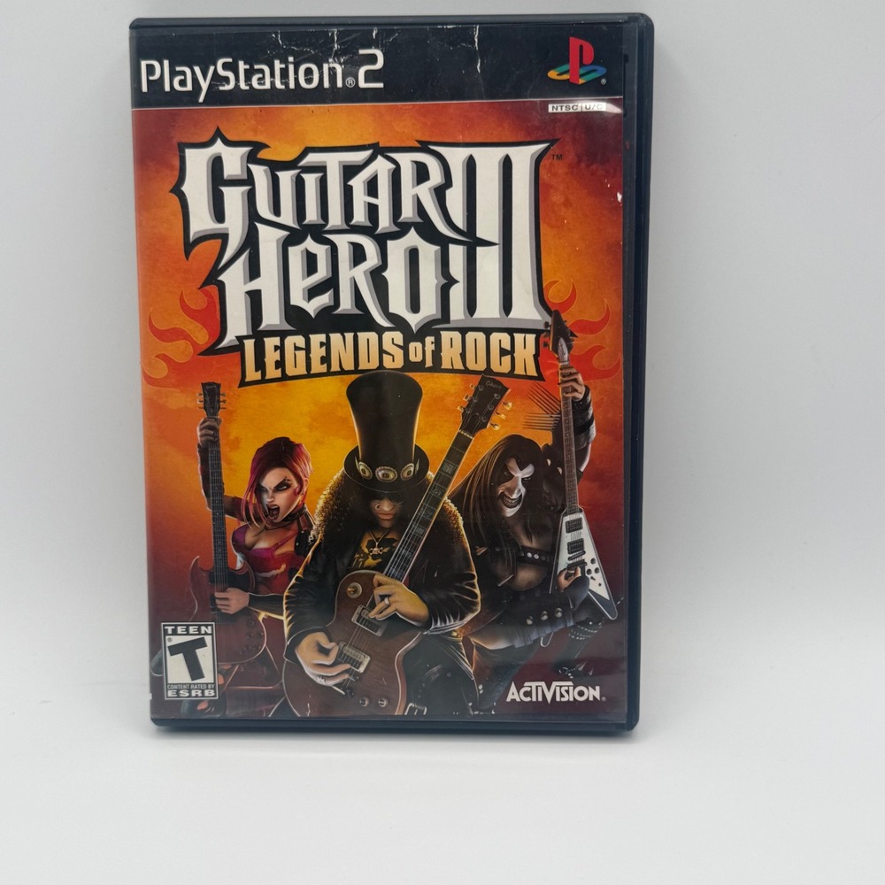 Activision Guitar Hero III PS2 One Size Multicolor Excellent Legends of Rock